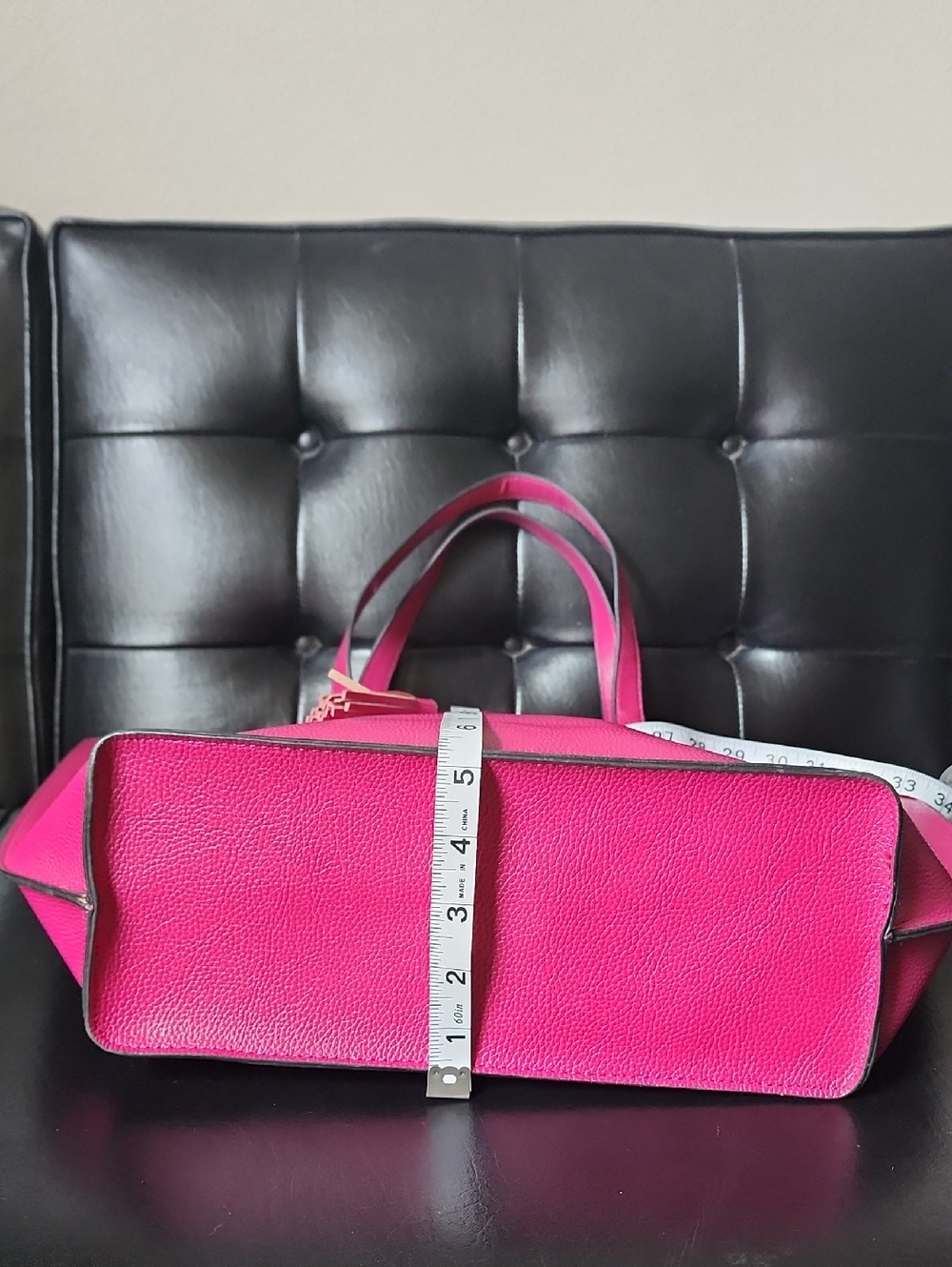 Nieman Marcus Large Pink Tote Purse Bag - Picture 6 of 8
